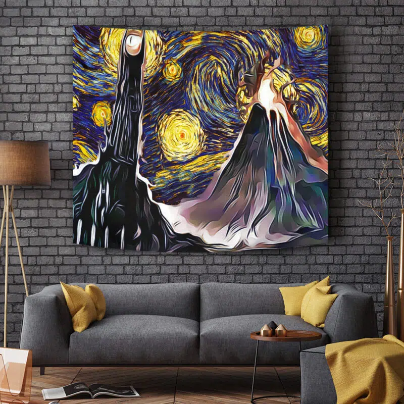 Lord of the Rings Starry Night Mordor Starry Night Tapestry - Image 6
