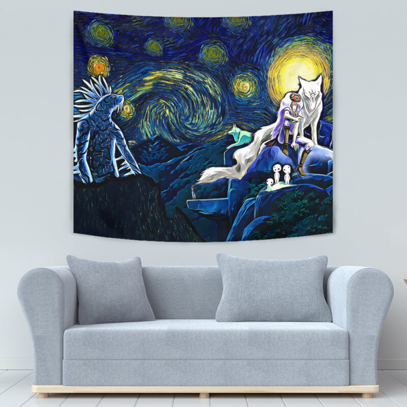Princess Mononoke Studio Ghibli Tapestry - Image 3