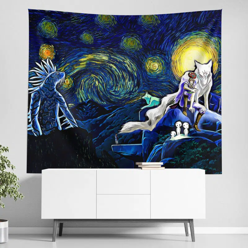Princess Mononoke Studio Ghibli Tapestry