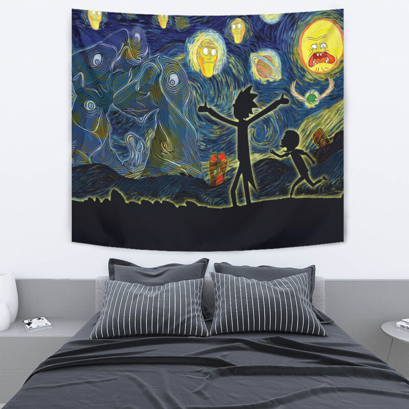 Rick and Morty Starry Night Tapestry - Image 4