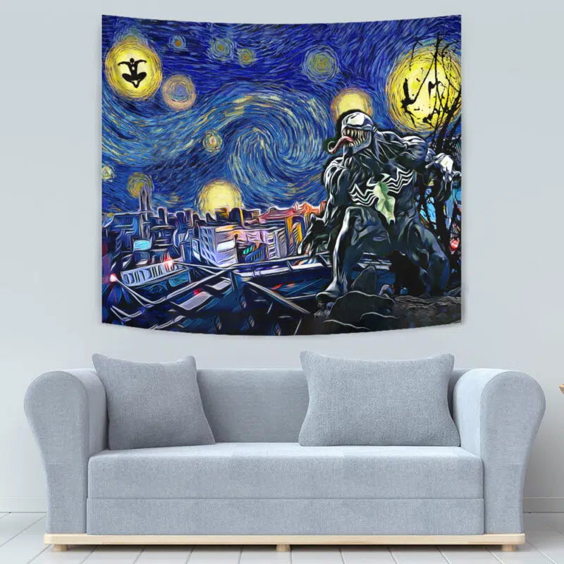 Starry Night Venom Tapestry - Image 3