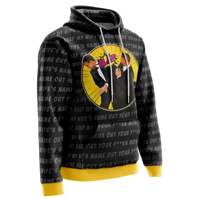Will Smith Slaps Chris Rock Meme Hoodie - Image 2