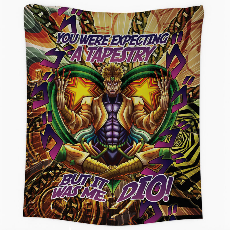 Trippy Medidating Dio It Was Me JoJo's Bizarre Adventure Tapestry - Image 2