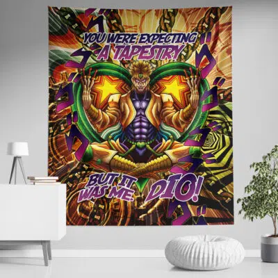 Trippy Medidating Dio Brando JoJo's Bizarre Adventure Tapestry