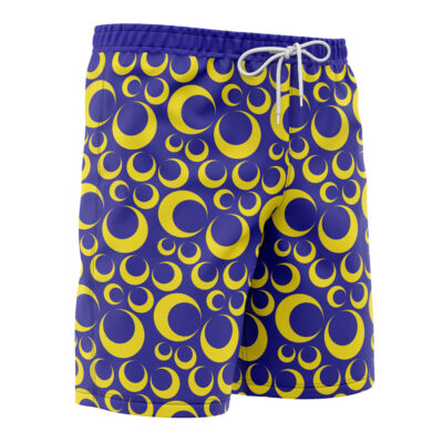 Crescent Moon Sailor Moon Board Shorts Swim Trunks