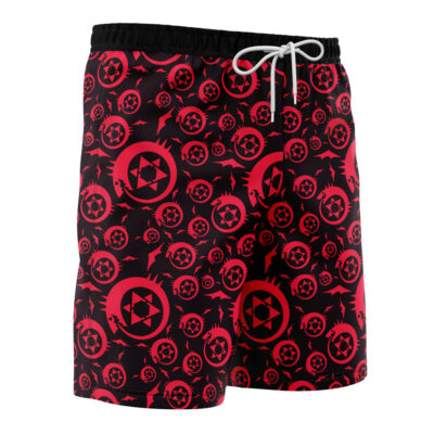 Homonculus Ouroboros Full Metal Alchemist Board Shorts Swim Trunks