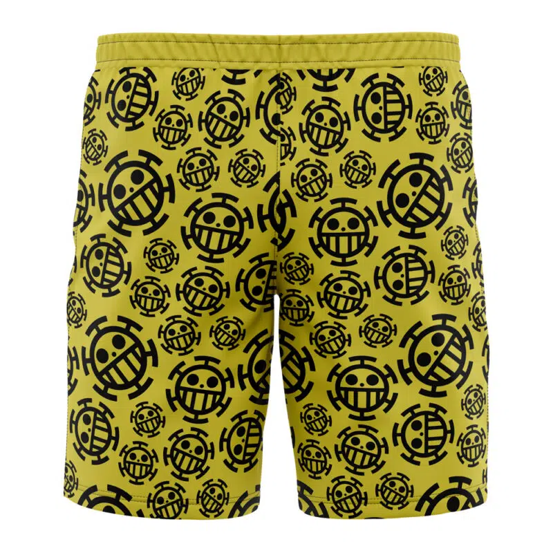 Trafalgar Law Jolly Roger One Piece Board Shorts Swim Trunks - Image 3