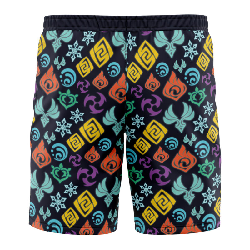 Elemental Visions Genshin Impact Board Shorts Swim Trunks - Image 3
