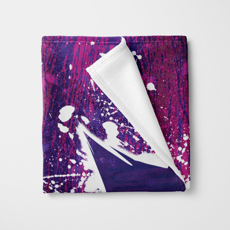 Trippy Ghostly Evolution Ghastly Haunter Gengar Pokemon Fleece Blanket - Image 2