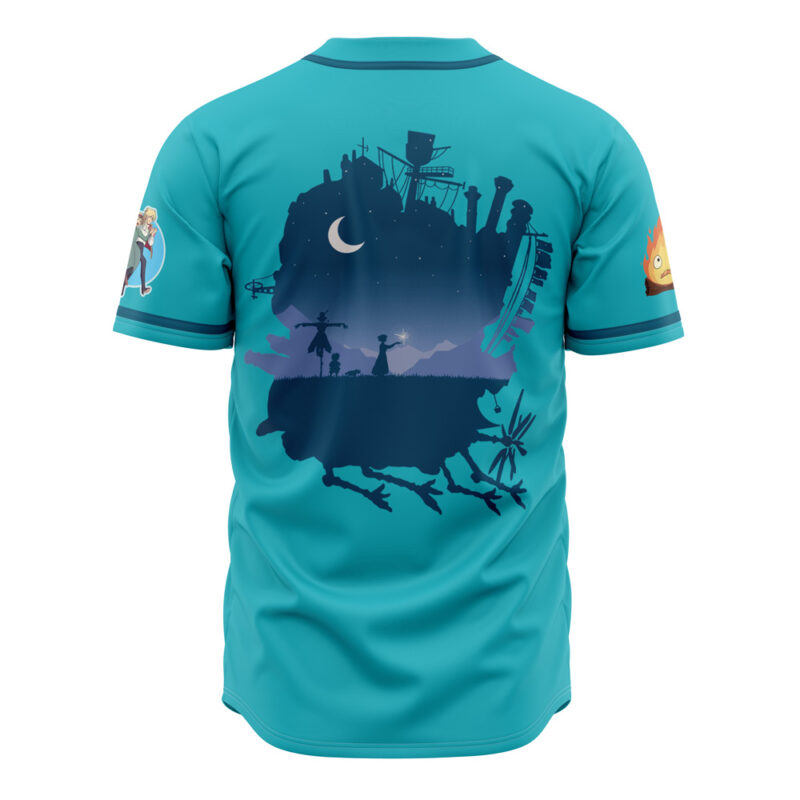 Howls Moving Castle Studio Ghibli Baseball Jersey - Image 2