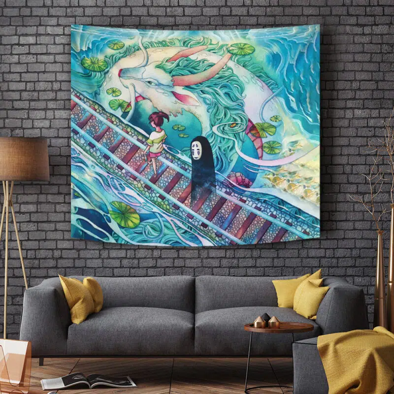 Mythical Spirited Away Studio Ghibli Tapestry - Image 6