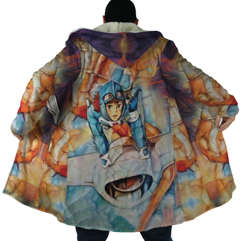 Trippy Nausicaa of the Valley of the Wind Studio Ghibli Dream Cloak Coat - Image 6