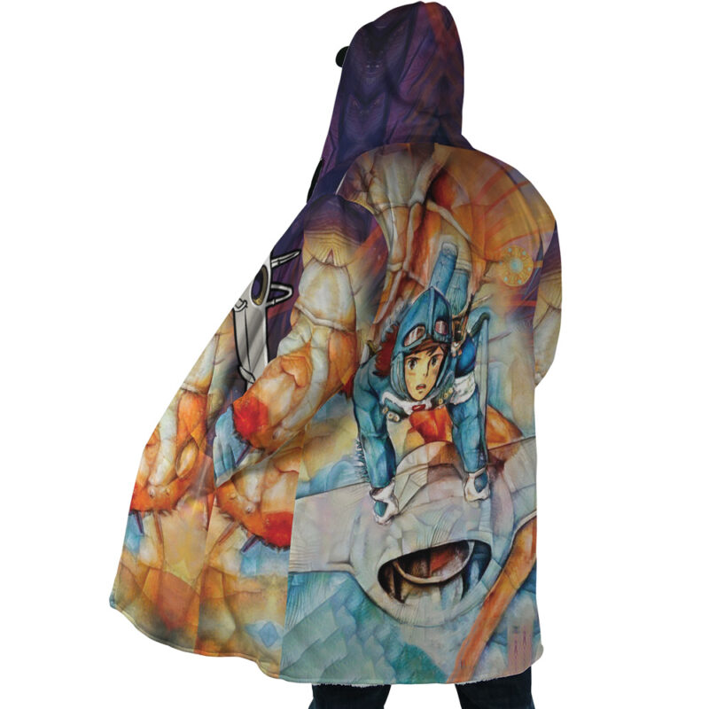 Trippy Nausicaa of the Valley of the Wind Studio Ghibli Dream Cloak Coat - Image 4
