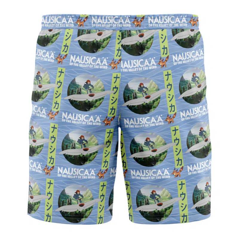 Nausicaa of the Valley of the Wind Studio Ghibli Board Shorts Swim Trunks - Image 2
