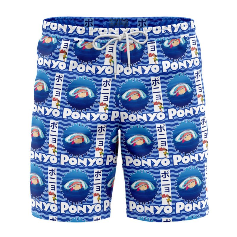 Ponyo Studio Ghibli Board Shorts Swim Trunks