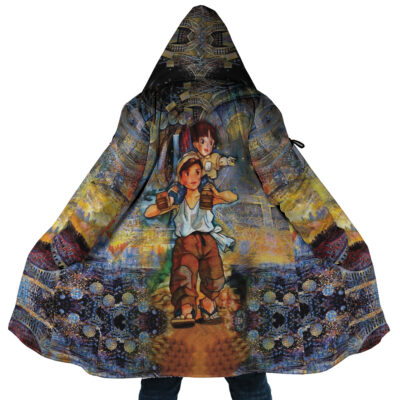 Trippy Grave of the Fireflies Studio Ghibli Dream Cloak Coat