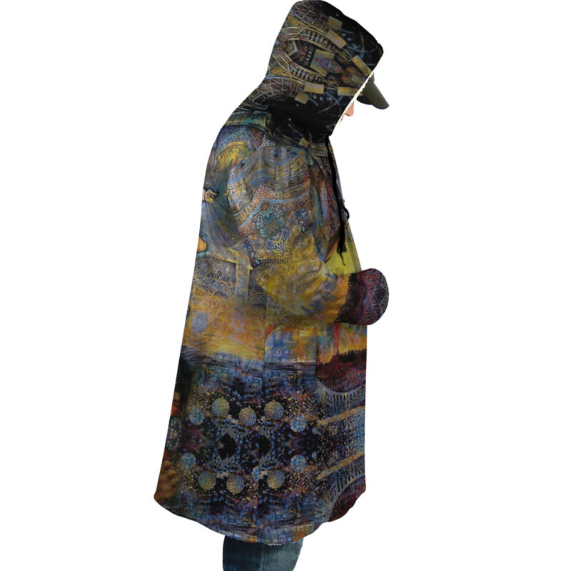 Trippy Grave of the Fireflies Studio Ghibli Dream Cloak Coat - Image 3