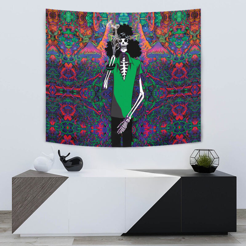 Trippy Hippie Trip Brook One Piece Tapestry - Image 5