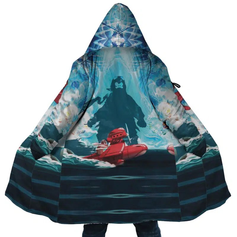 Trippy Porco Rosso Studio Ghibli Dream Cloak Coat