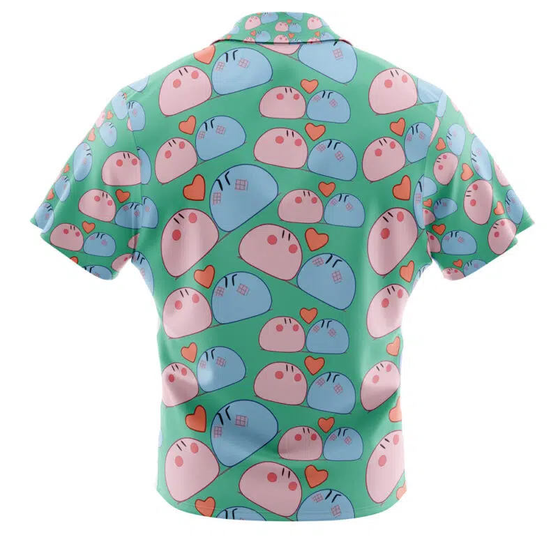 Dango Daikazoku Clannad Button Up Hawaiian Shirt - Image 3