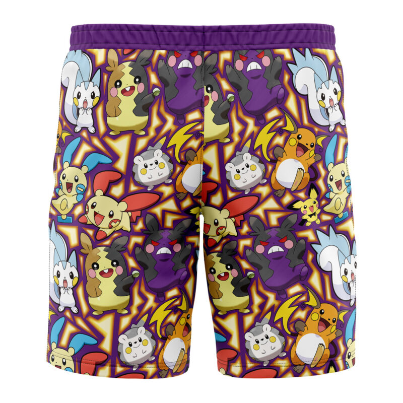 Electric Rodent Type Pokemon Pokemon Board Shorts Swim Trunks - Image 3