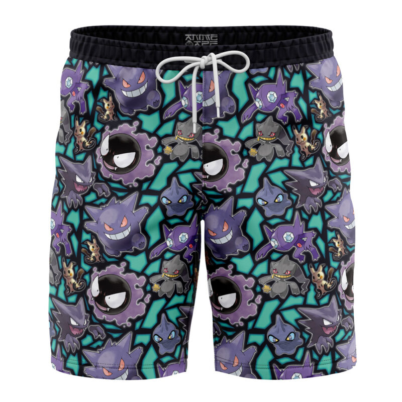 Ghost Type Pokemon Pokemon Boardshort Swim Trunks