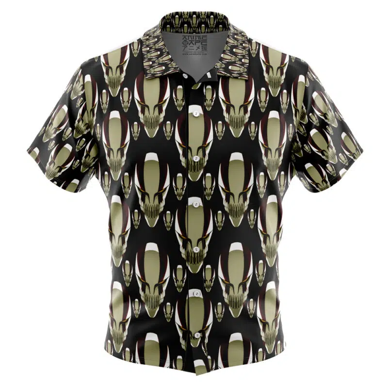 Ichigo's Hollow Mask Bleach Button Up Hawaiian Shirt
