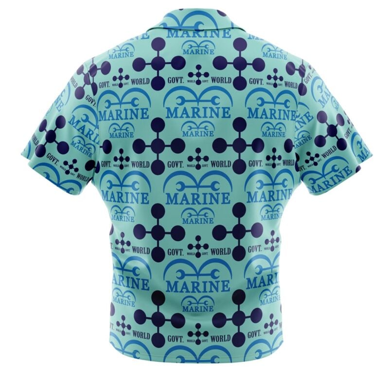 Marine x World Government One Piece Button Up Hawaiian Shirt - Image 2