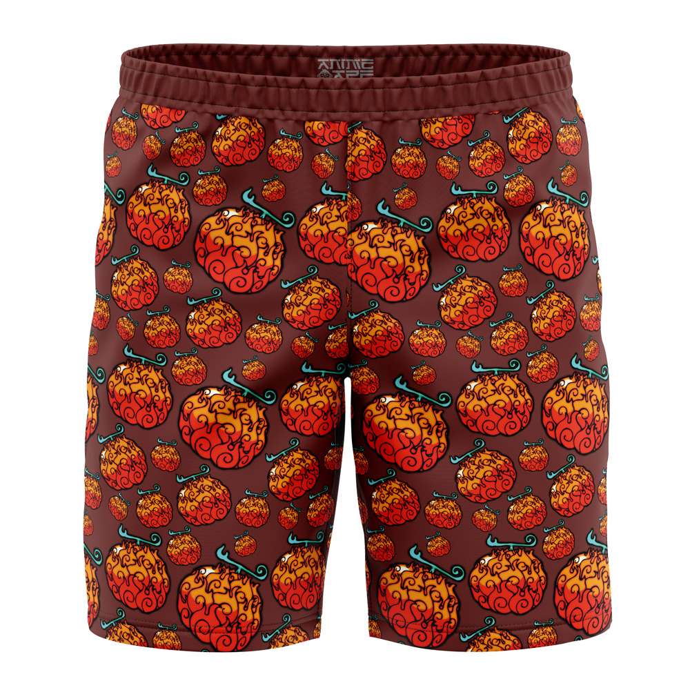 Mera Mera No Mi One Piece Board Shorts Swim Trunks Anime Ape