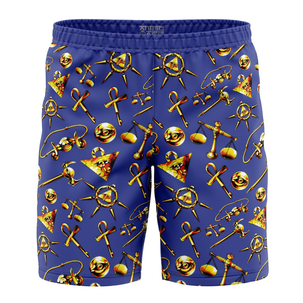 Millenium Items YuGiOh Board Shorts Swim Trunks - Anime Ape