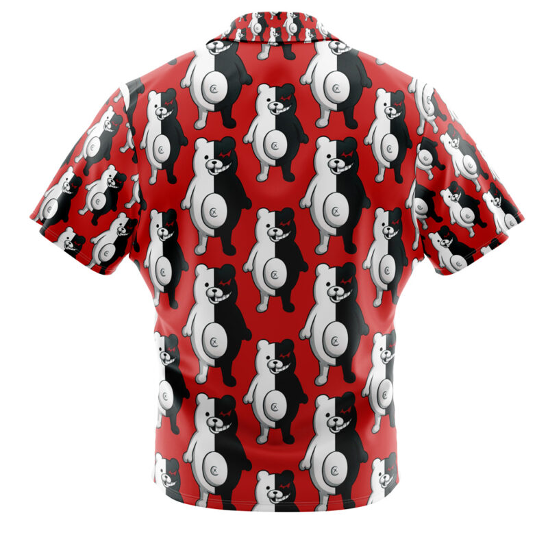 Monokuma Danganronpa Button Up Hawaiian Shirt - Image 3