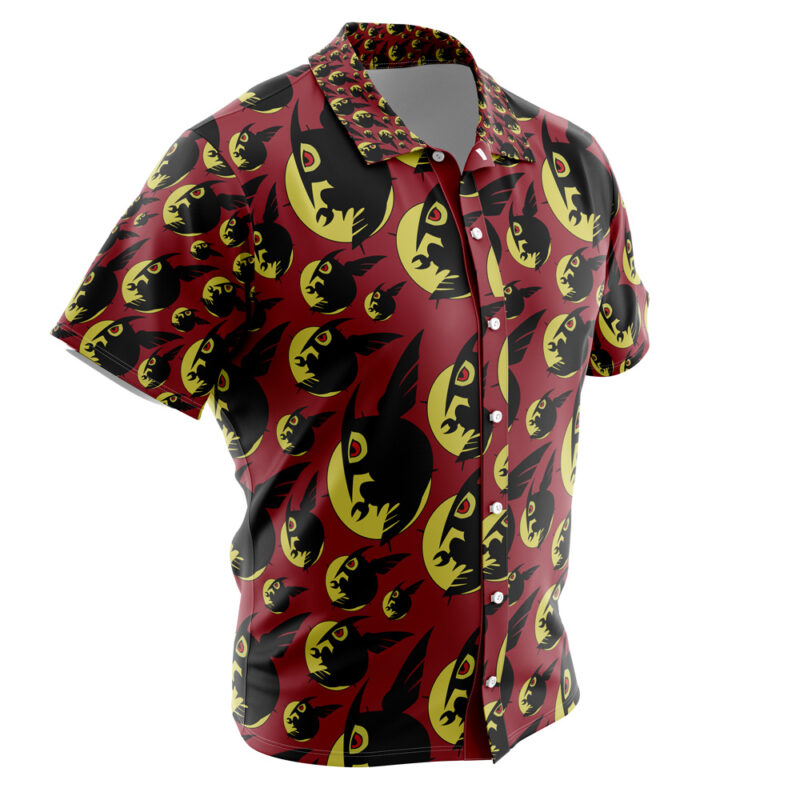 Night Raid Akame ga Kill Button Up Hawaiian Shirt - Image 2