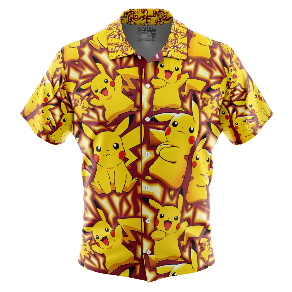 pikachu button down