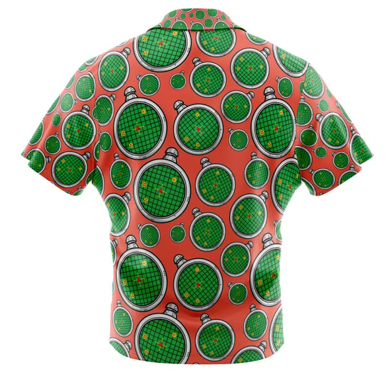 Dragon Radar Dragon Ball Z Button Up Hawaiian Shirt - Image 3