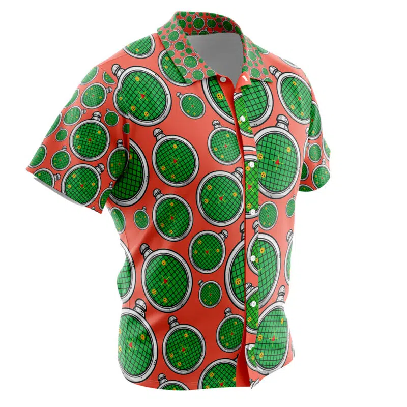 Dragon Radar Dragon Ball Z Button Up Hawaiian Shirt - Image 2