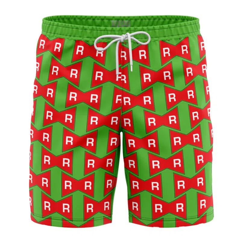 Red Ribbon Army Dragon Ball Board Shorts Swim Trunks