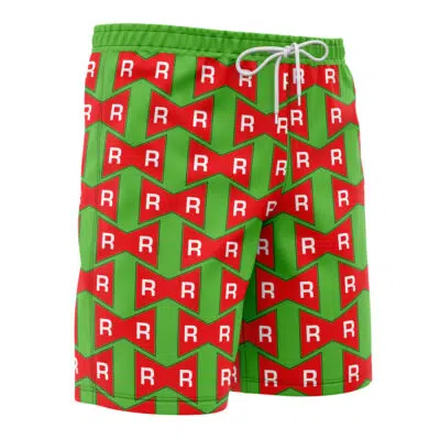 Red Ribbon Army Dragon Ball Board Shorts Swim Trunks