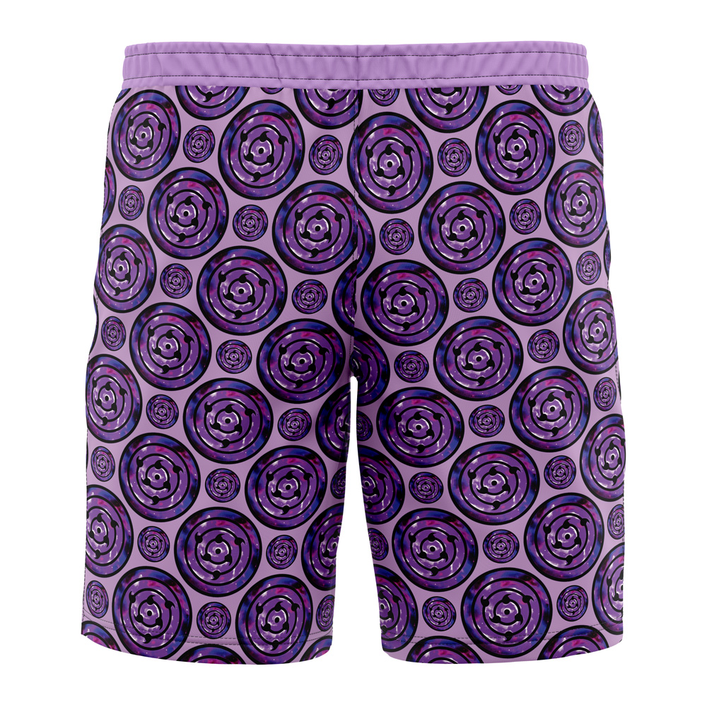 Rinnegan Naruto Shippuden Board Shorts Swim Trunks - Anime Ape