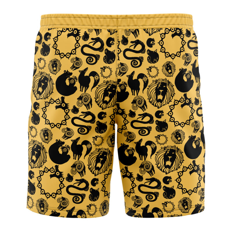 Seven Deadly Sins Tattoos Seven Deadly Sins Board Shorts Swim Trunks - Image 3