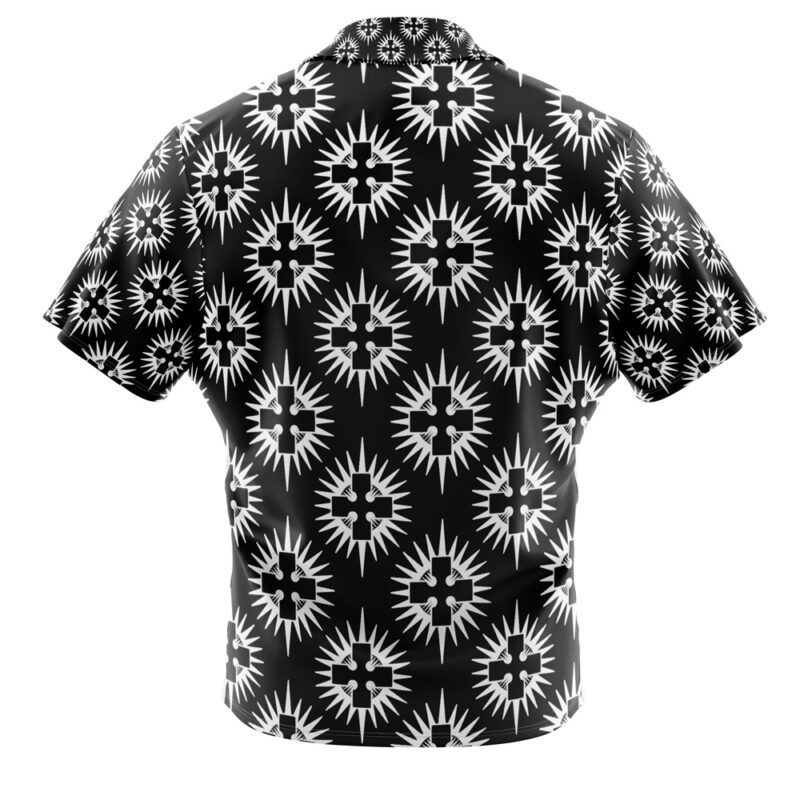 Holy Sol Temple Fire Force Button Up Hawaiian Shirt - Image 3