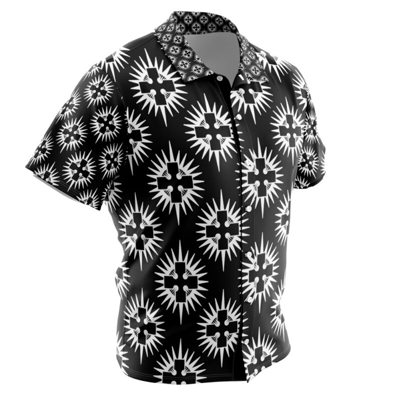 Holy Sol Temple Fire Force Button Up Hawaiian Shirt - Image 2