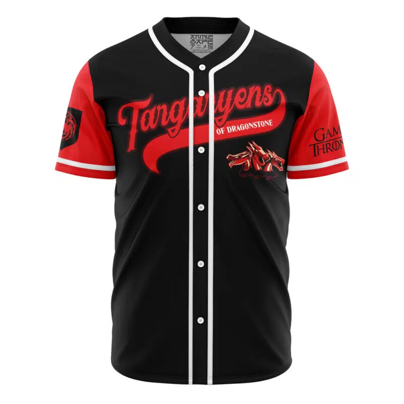 Targaryens of Dragonstone Game of Thrones Baseball Jersey