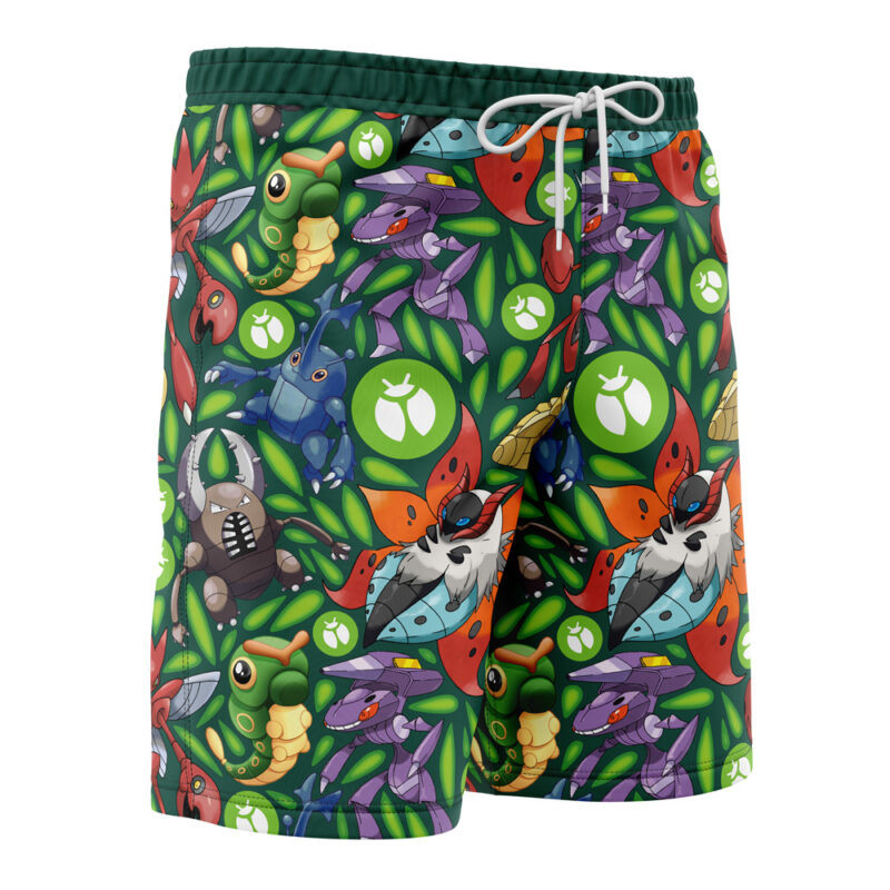 Bug Type Pokemon Pokemon Board Shorts Swim Trunks