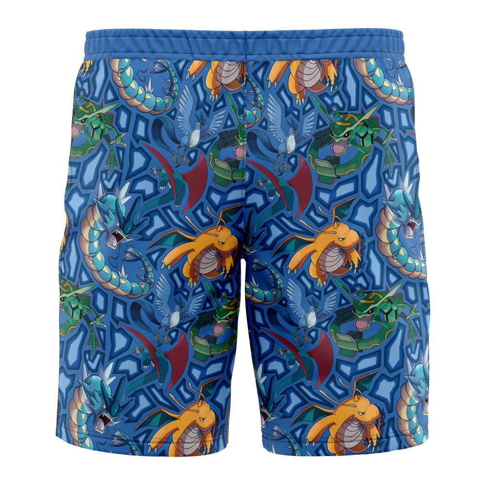 Flying Type Pokemon Pokemon Board Shorts Swim Trunks - Anime Ape