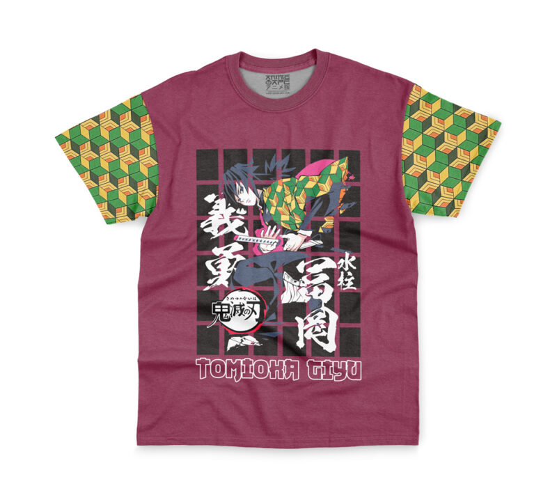 Tomioka Giyu Demon Slayer Streetwear T-Shirt - Image 2