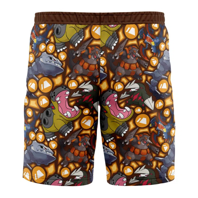 Ground Type Pokemon Pokemon Board Shorts Swim Trunks - Image 3
