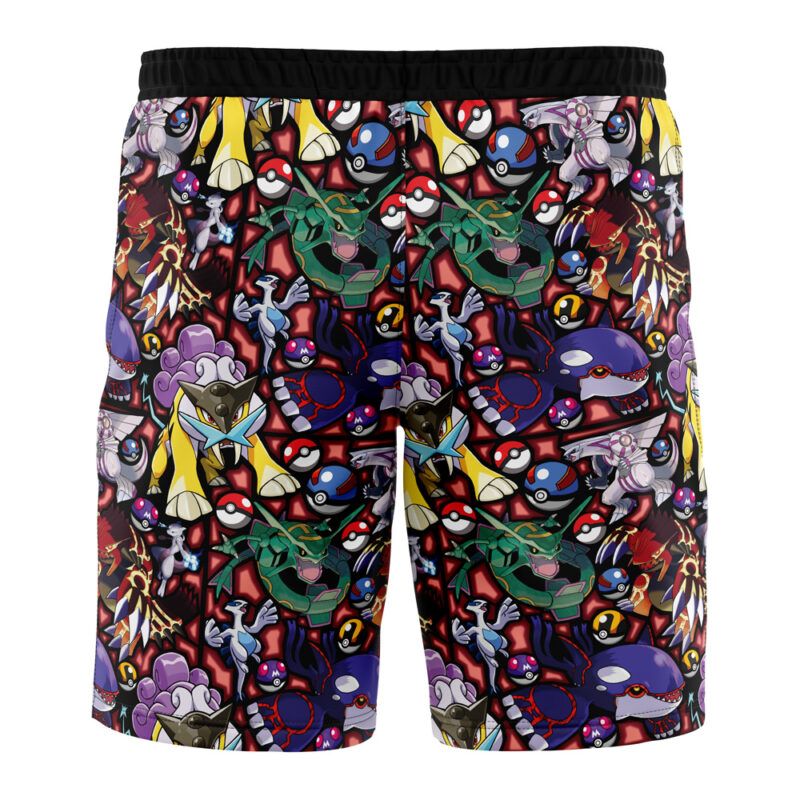 Legendary Pokemon Pokemon Board Shorts Swim Trunks - Image 3