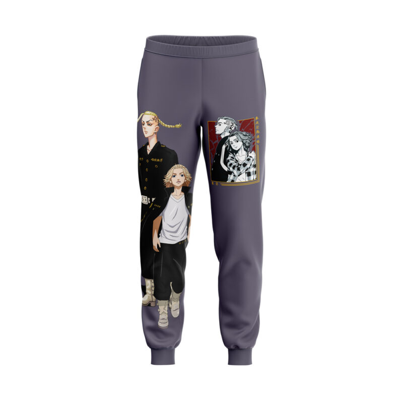 Mikey x Draken Tokyo Revengers Streetwear Sweatpants - Image 3