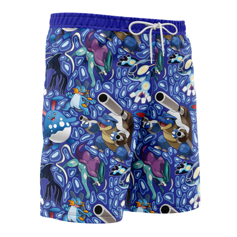 Water Type Pokemon Pokemon Board Shorts Swim Trunks
