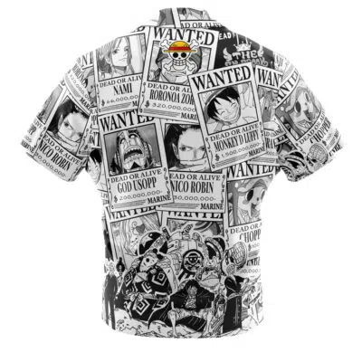 【I AM MARI】String Collar Stripe Shirt One piece★ Aloha Strawhat Wanted One Piece Button Up Hawaiian Shirt